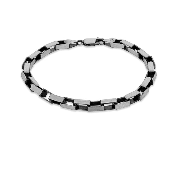Silver Paper Chain Bracelet