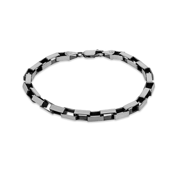 Silver Paper Chain Bracelet