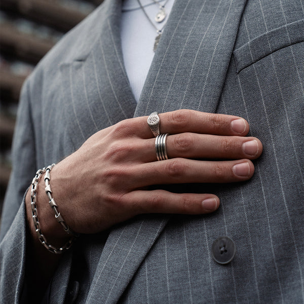 Silver Powell Ring - Serge DeNimes