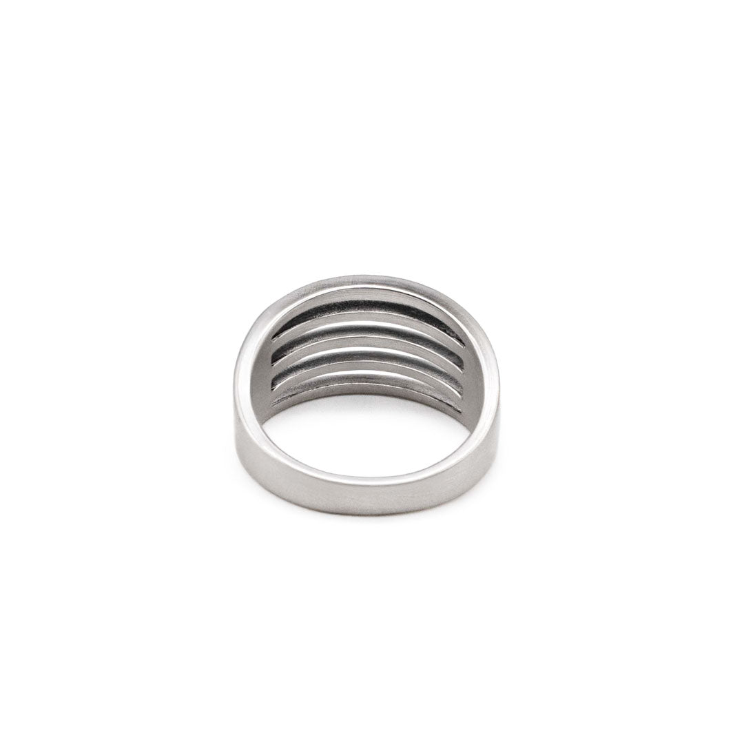 Silver Rib Ring - Serge DeNimes