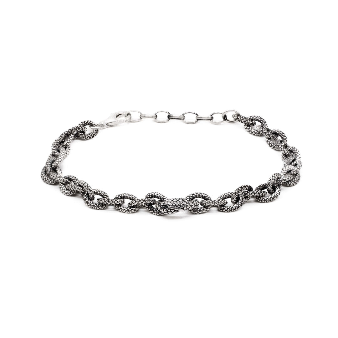 Silver Reptile Bracelet - Serge DeNimes