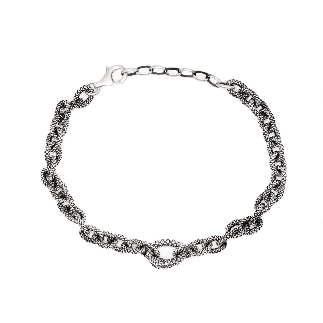 Silver Reptile Bracelet - Serge DeNimes