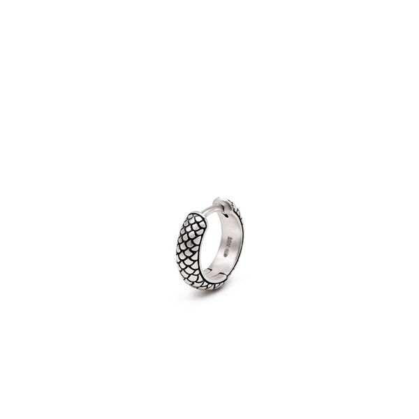 Silver Reptile Earring