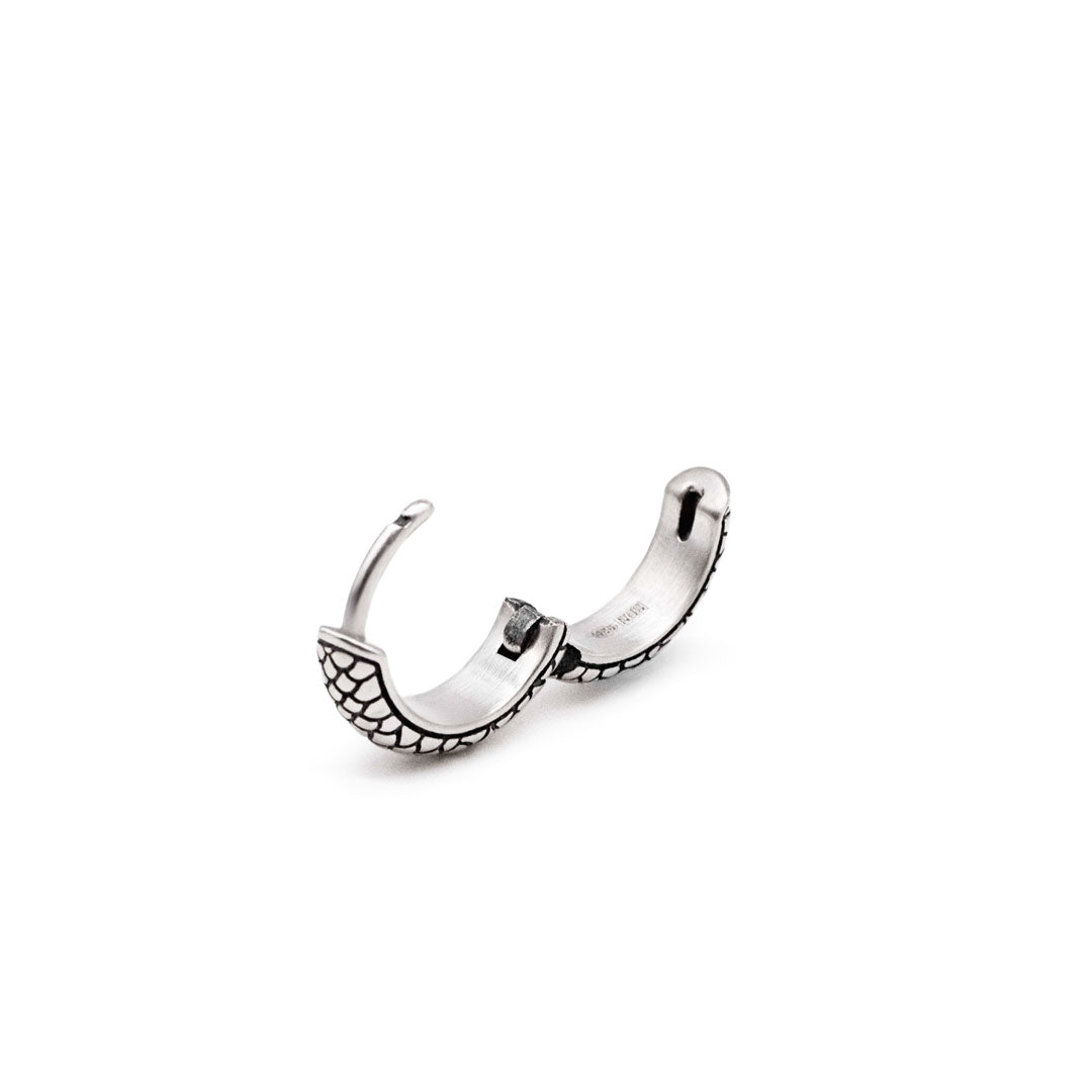 Silver Reptile Earring - Serge DeNimes