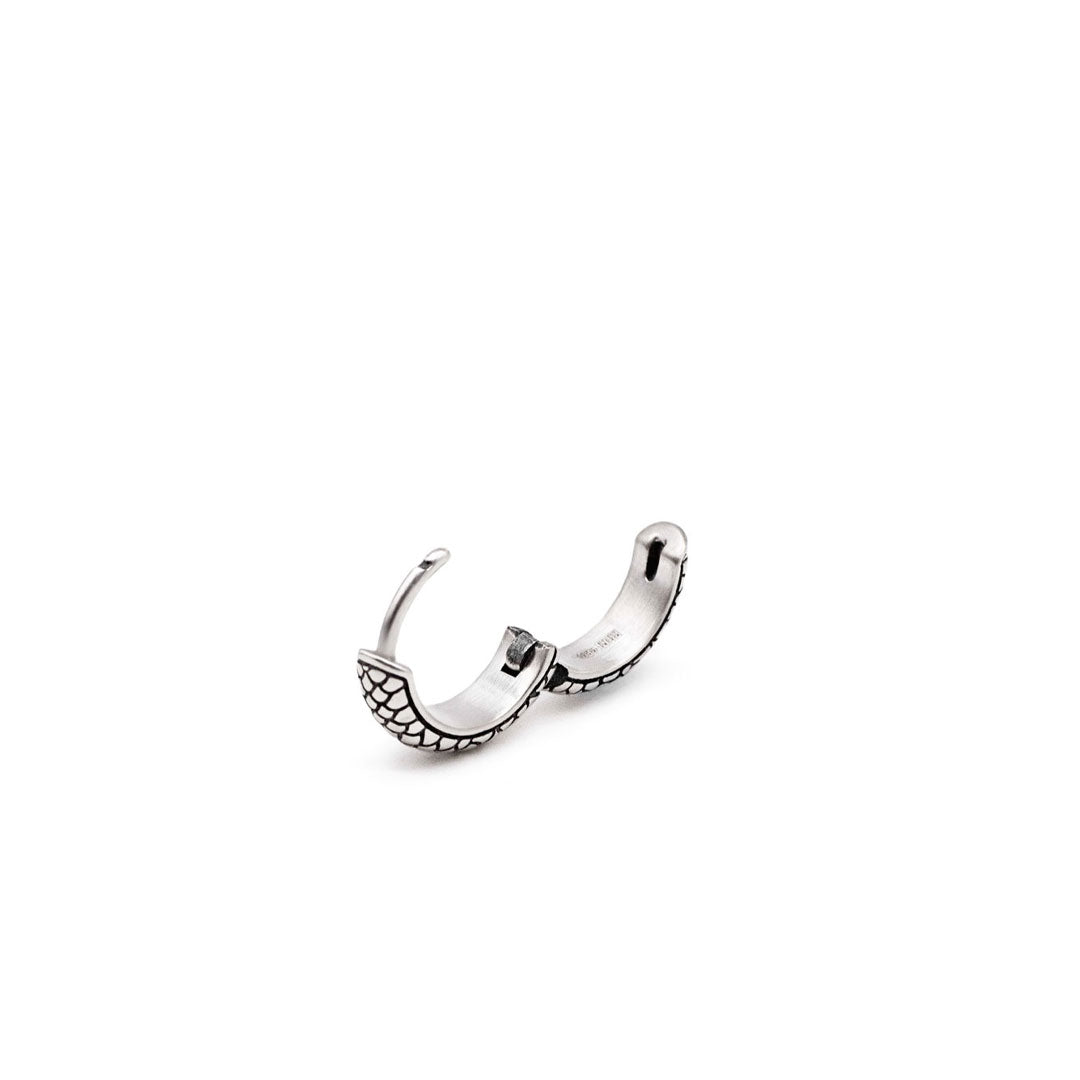 Silver Reptile Earring - Serge DeNimes