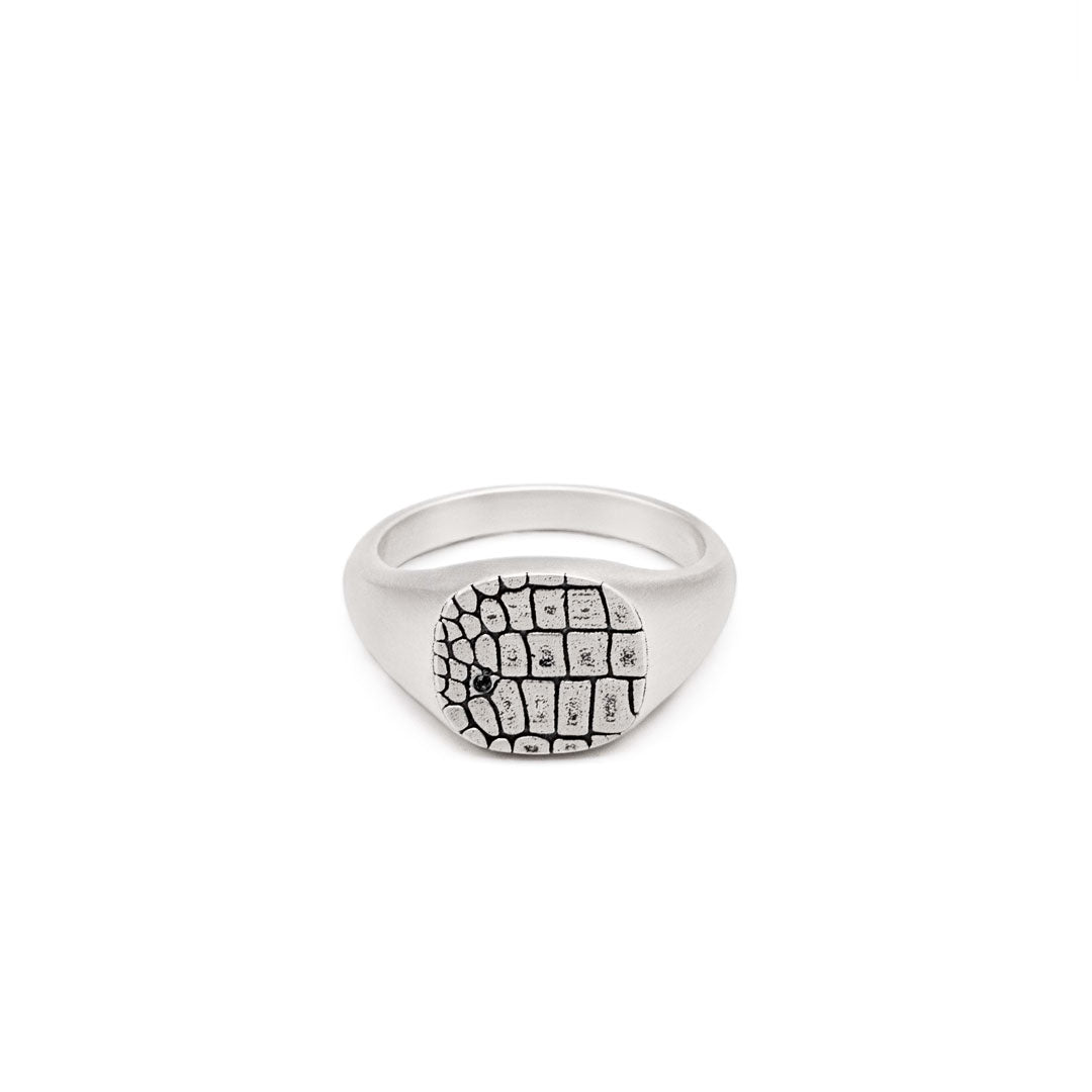 Silver Reptile Ring - Serge DeNimes