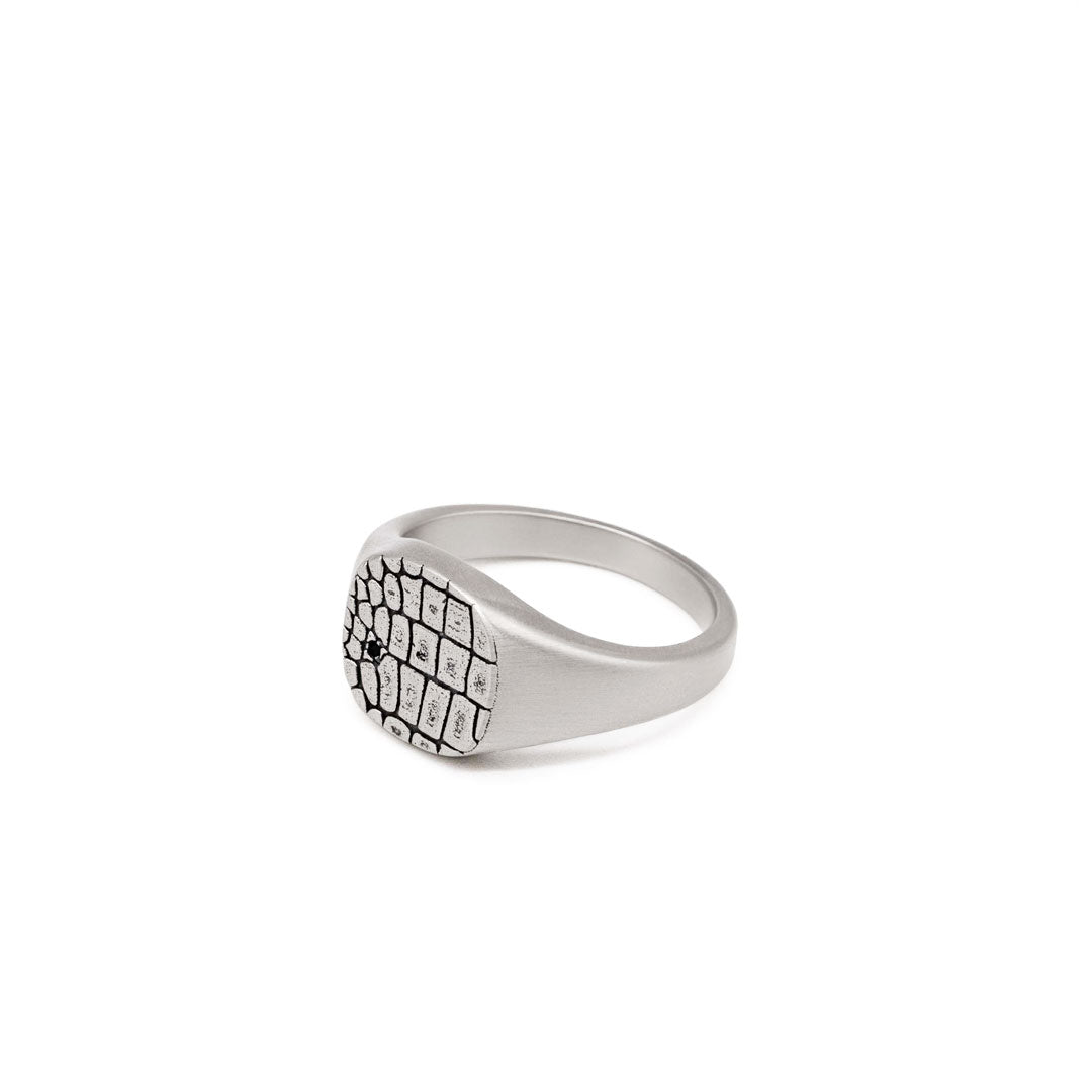Silver Reptile Ring - Serge DeNimes
