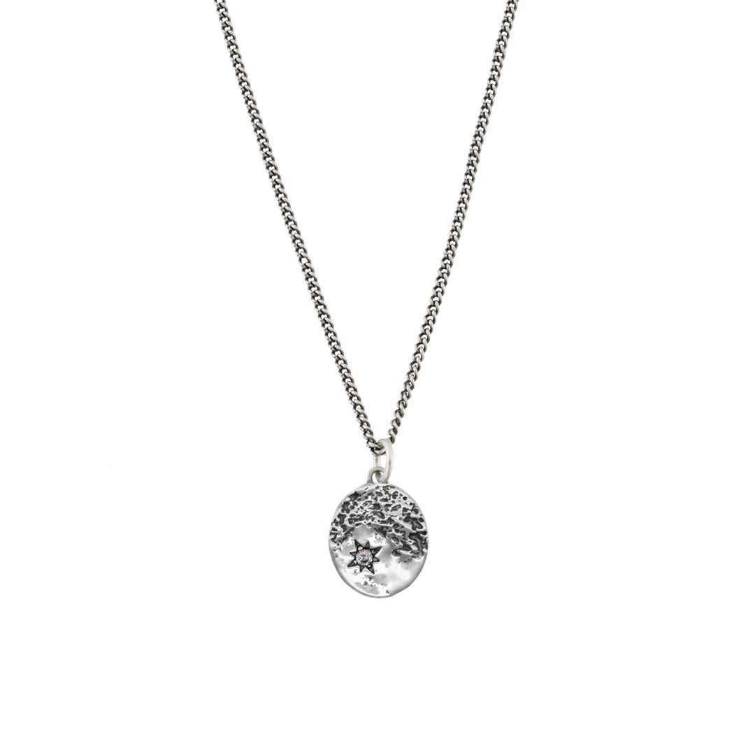 Silver Sandblast Necklace - Serge DeNimes