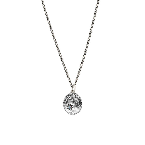 Silver Sandblast Necklace - Serge DeNimes