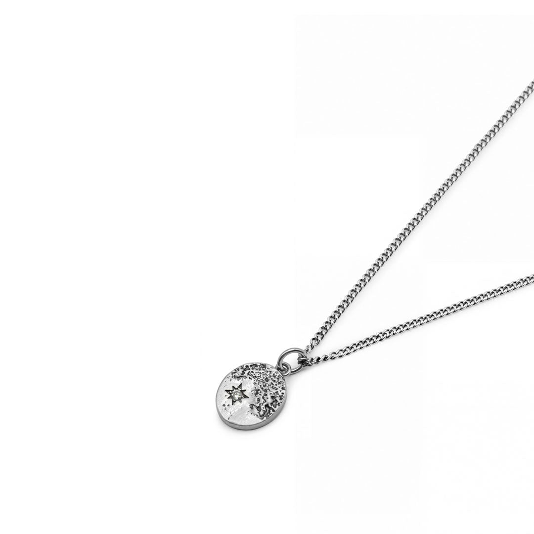 Silver Sandblast Necklace - Serge DeNimes