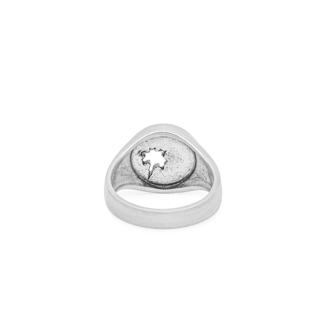 Silver Smashed Ring - Serge DeNimes