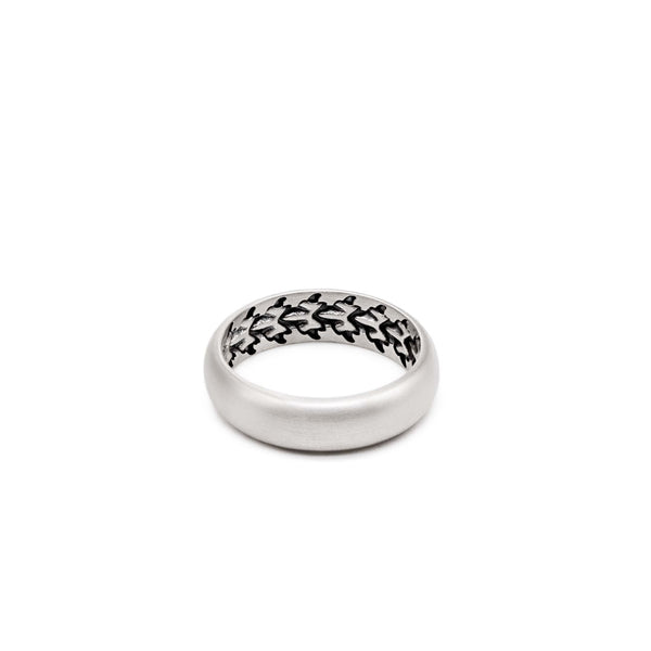 Silver Spine Ring - Serge DeNimes