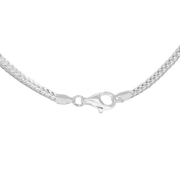 Silver Square Franco Chain