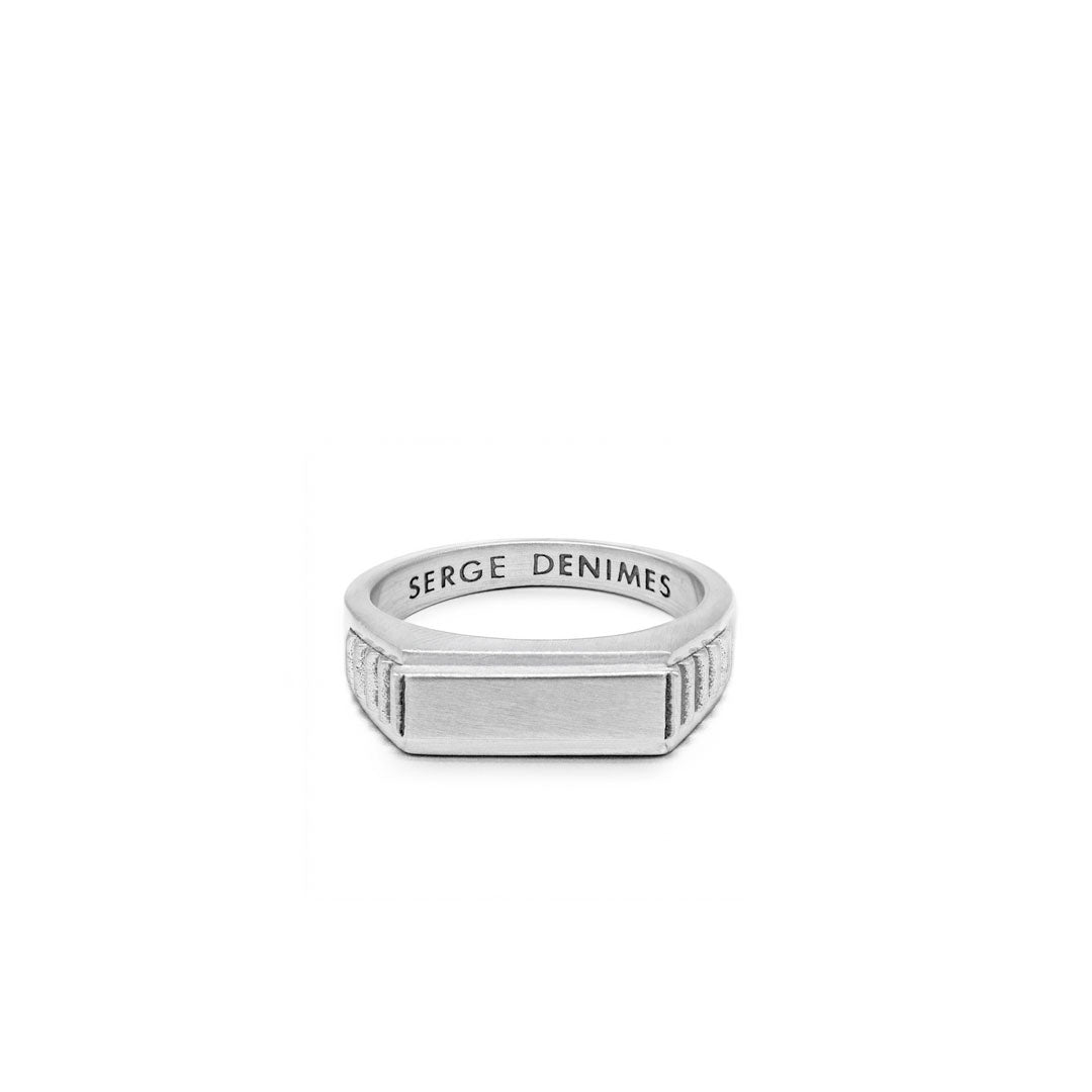Silver Step Ring - Serge DeNimes