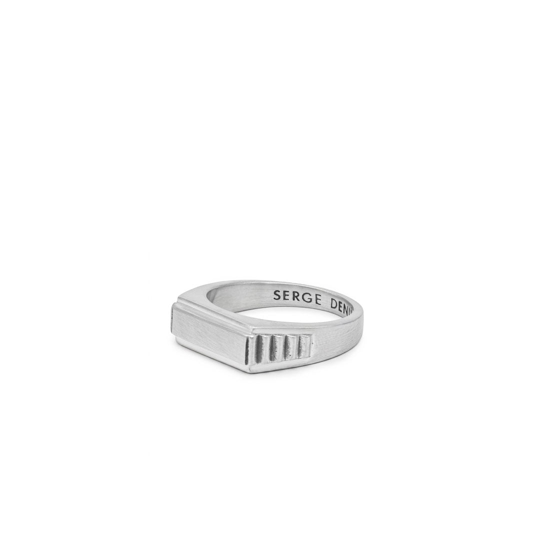 Silver Step Ring - Serge DeNimes