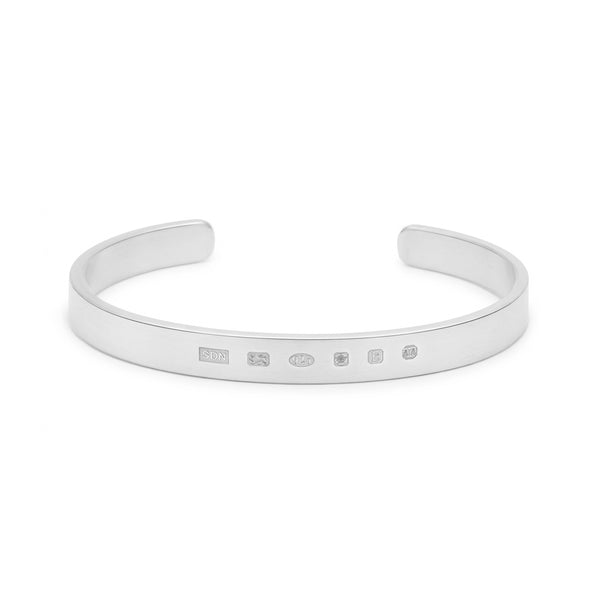 Silver Traditional Hallmark Cuff