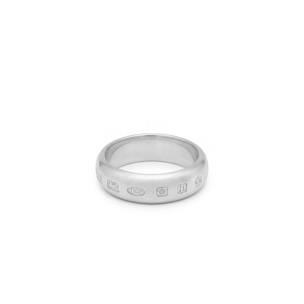 Silver Traditional Hallmark Ring