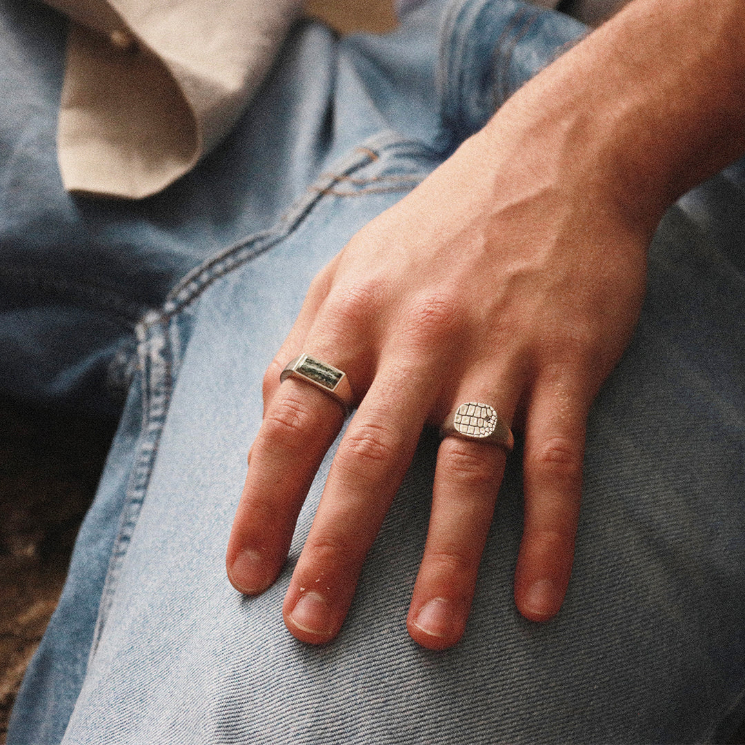 Silver Reptile Ring - Serge DeNimes