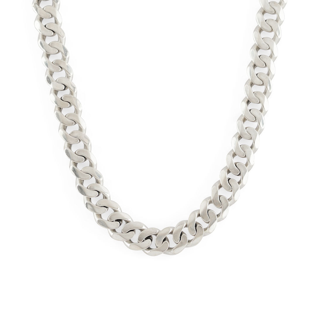Silver 10mm Curb Chain - Serge DeNimes