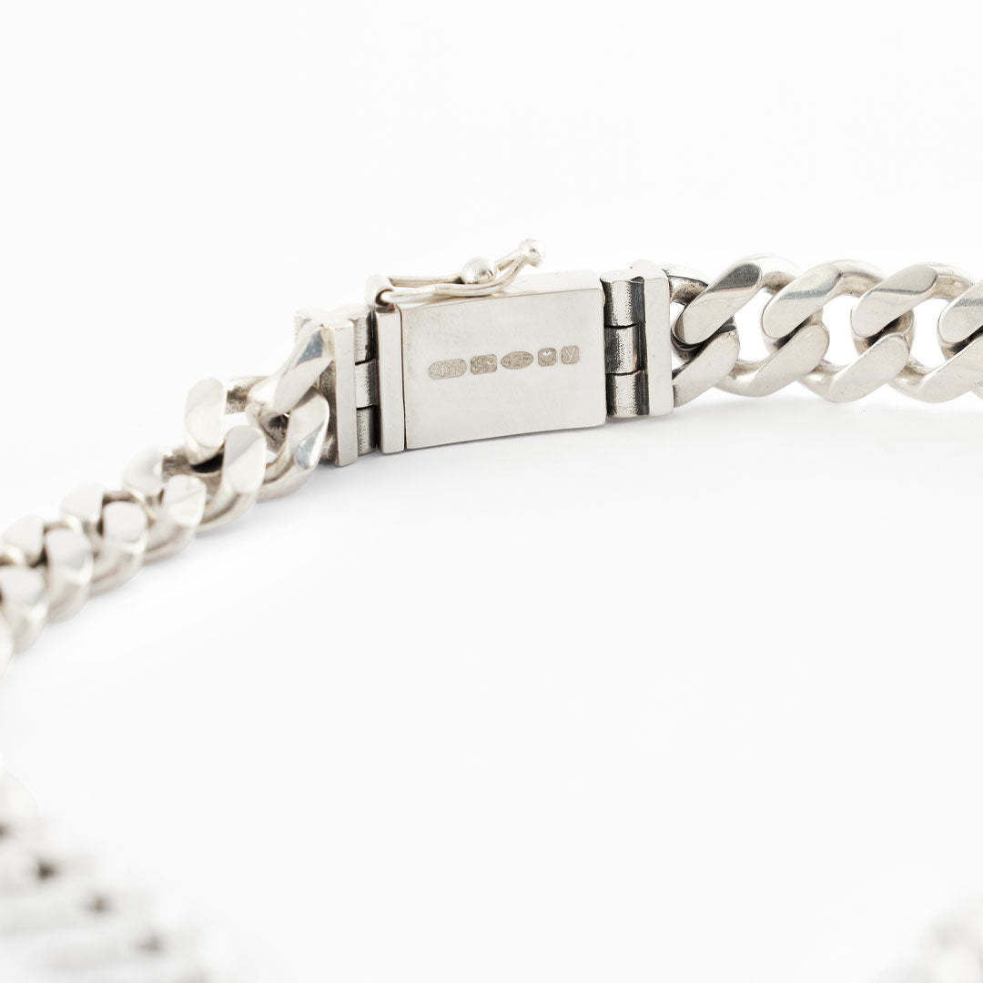 Silver 12mm Curb Chain - Serge DeNimes