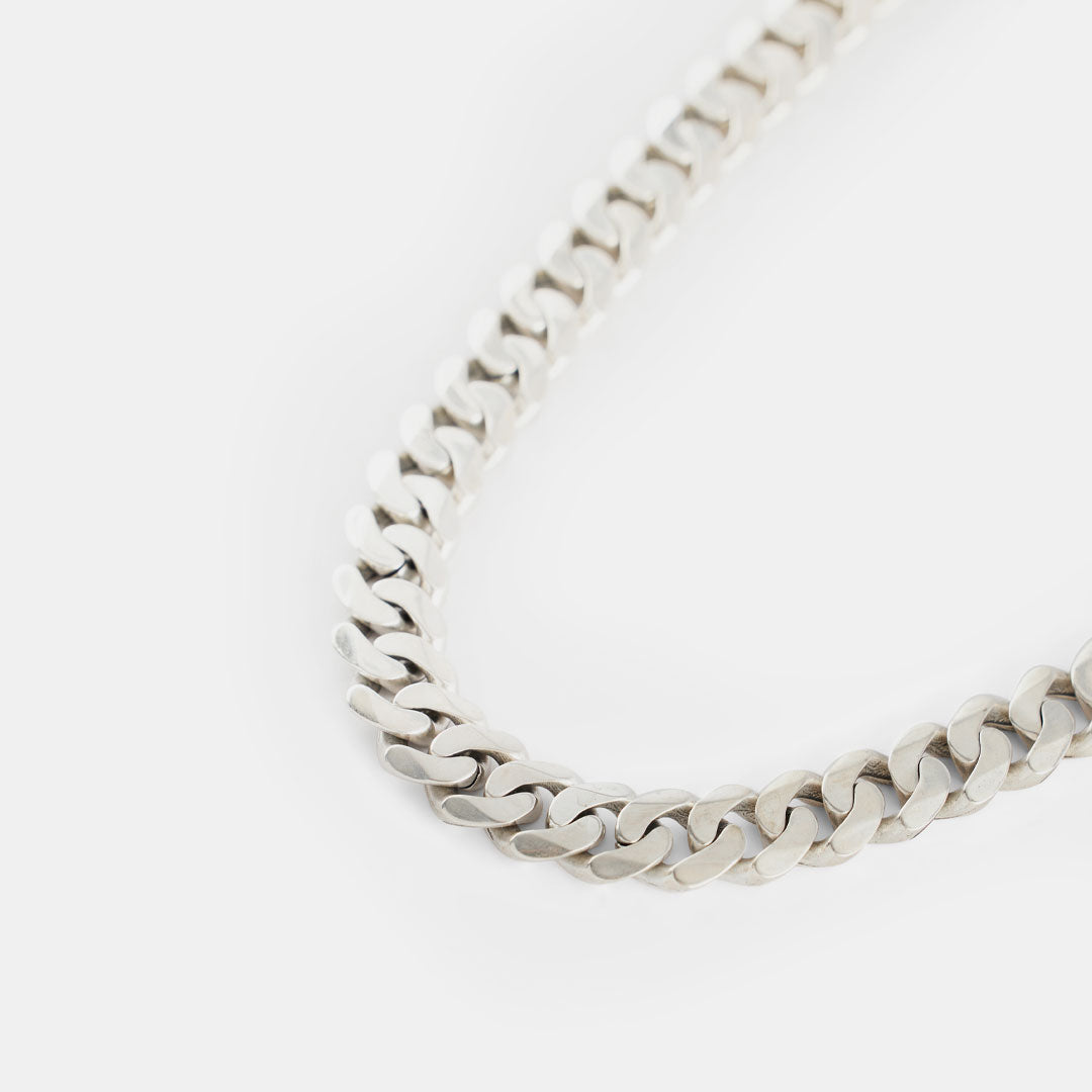 Silver 12mm Curb Chain