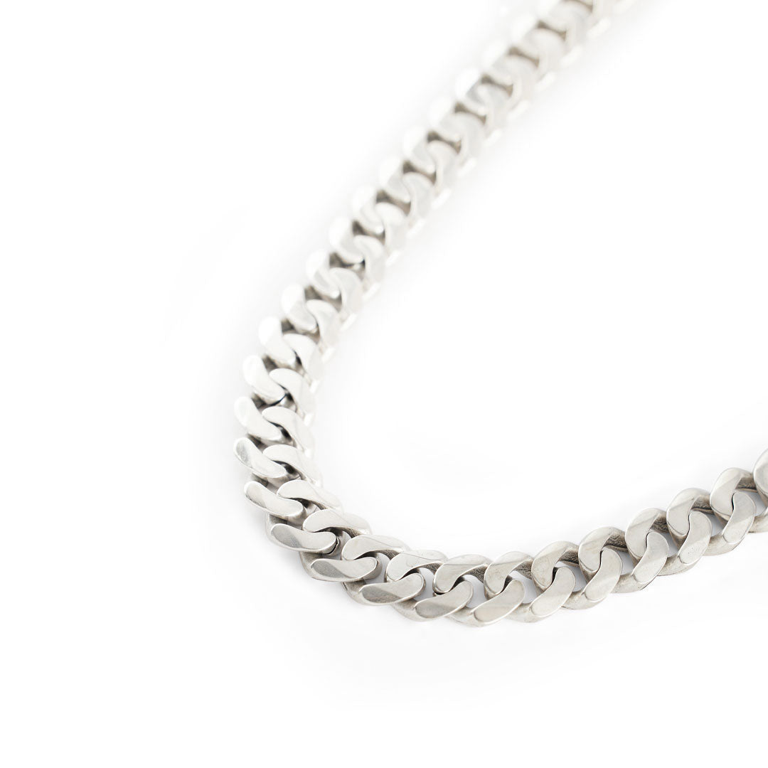 Silver 12mm Curb Chain - Serge DeNimes