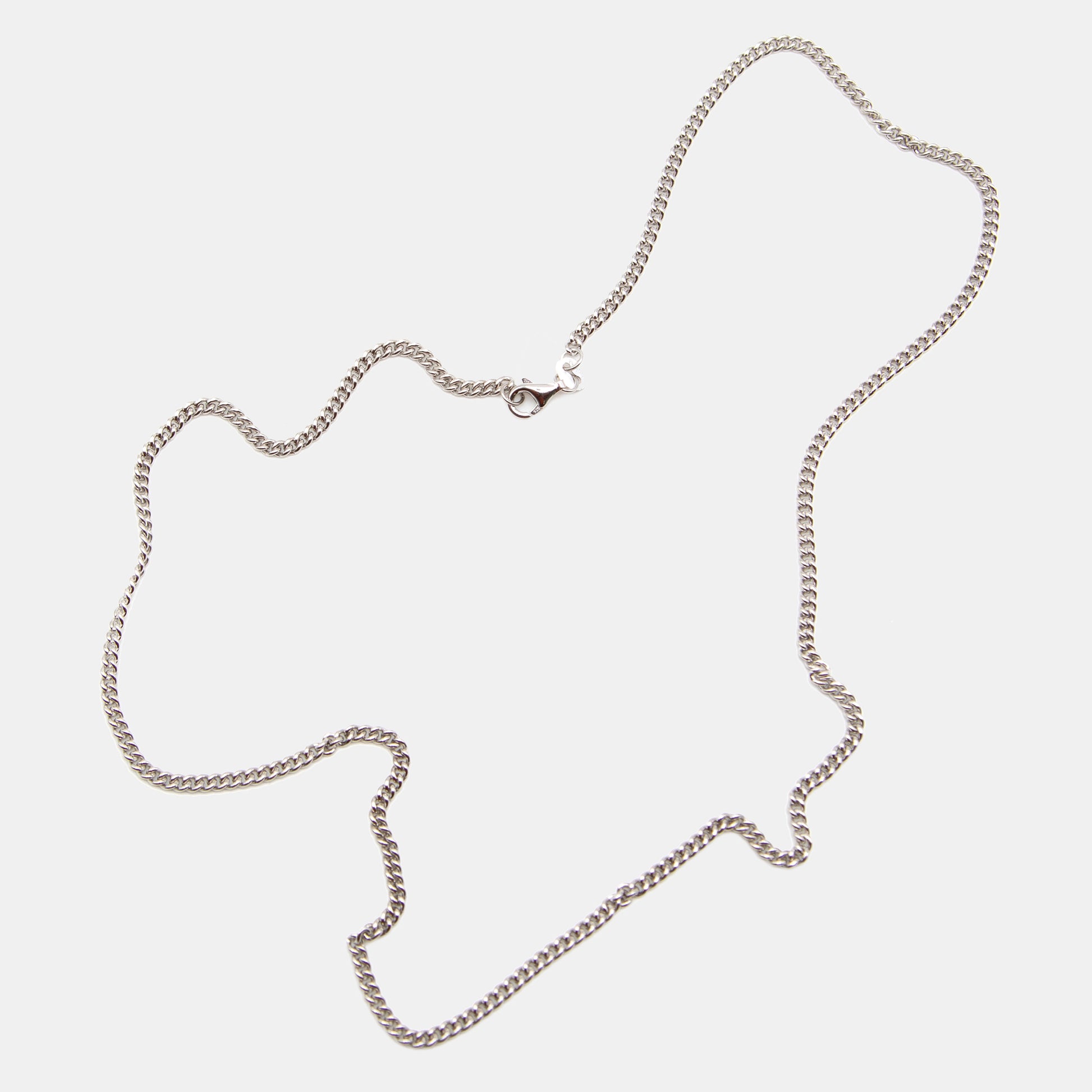 Silver 2.5mm Curb Chain