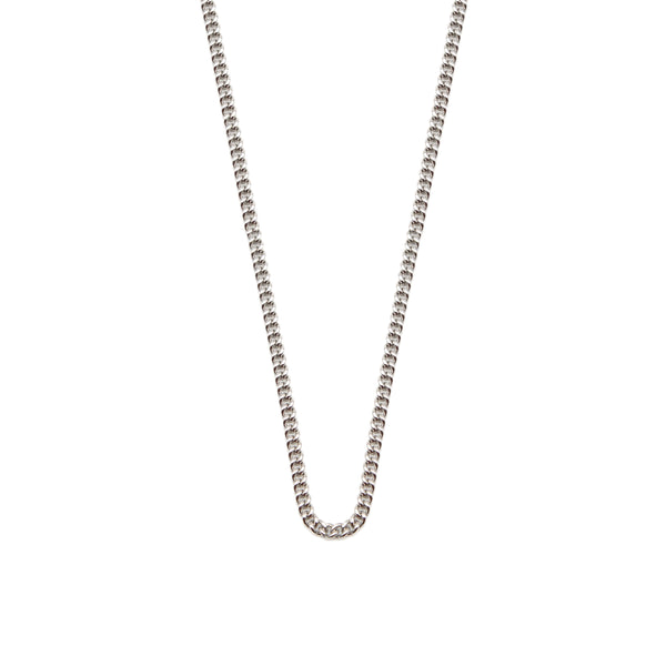 Silver 2.5mm Curb Chain