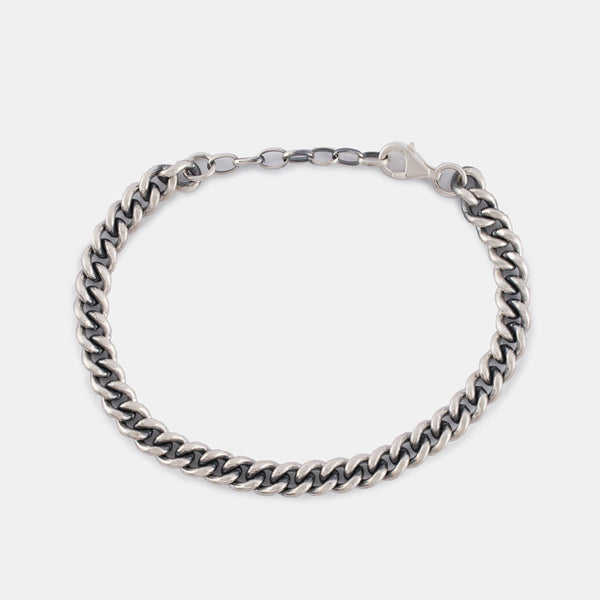 Silver Curb 6mm Bracelet