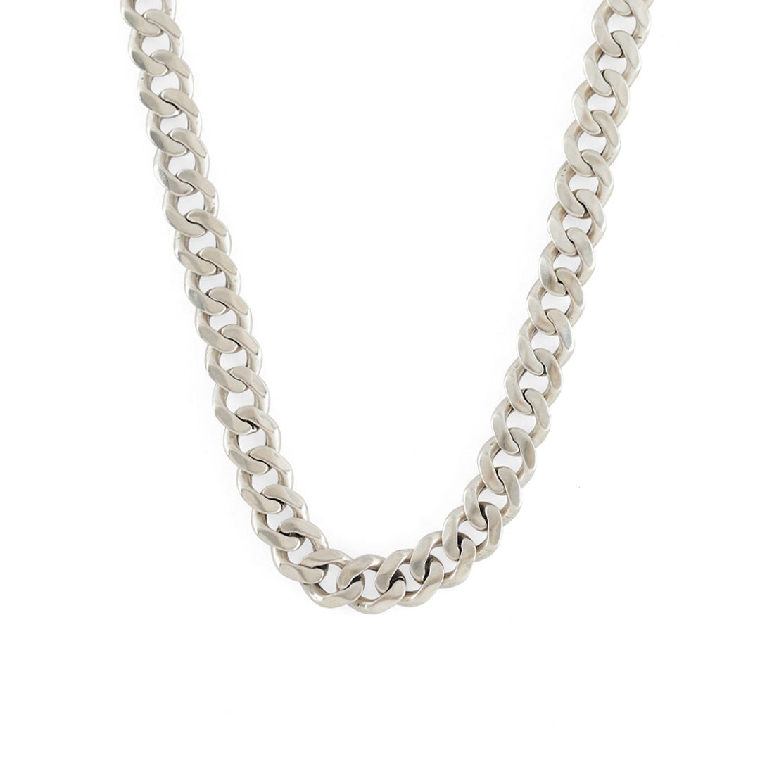 Silver 8mm Curb Chain - Serge DeNimes