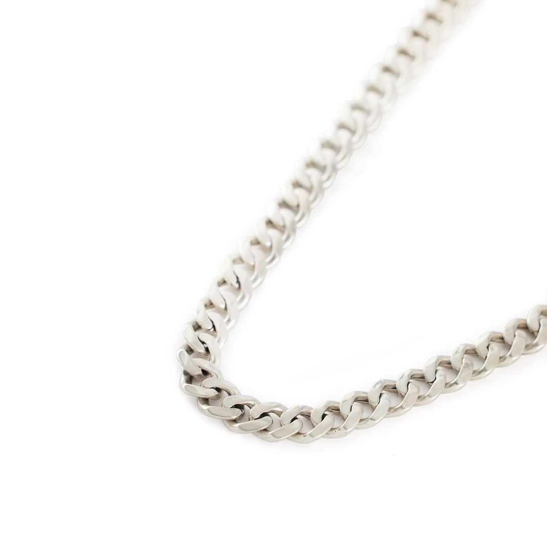Silver 8mm Curb Chain - Serge DeNimes