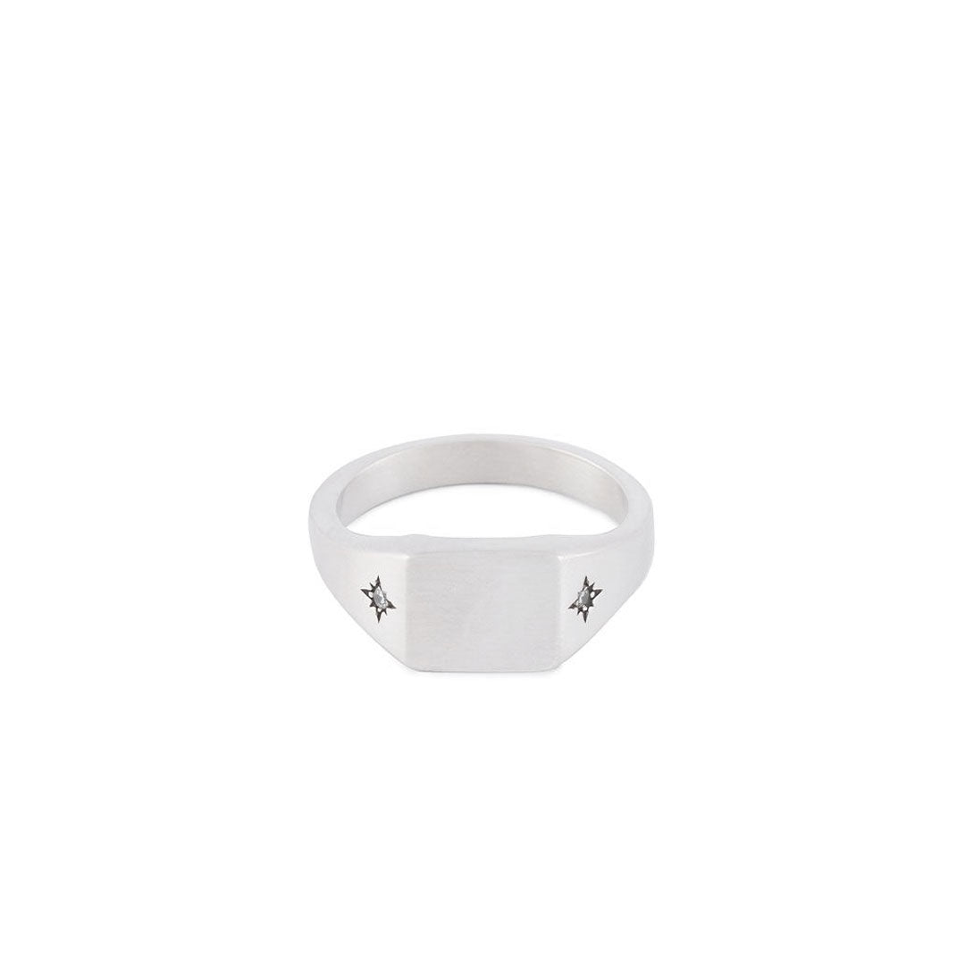 Silver Asteria Ring