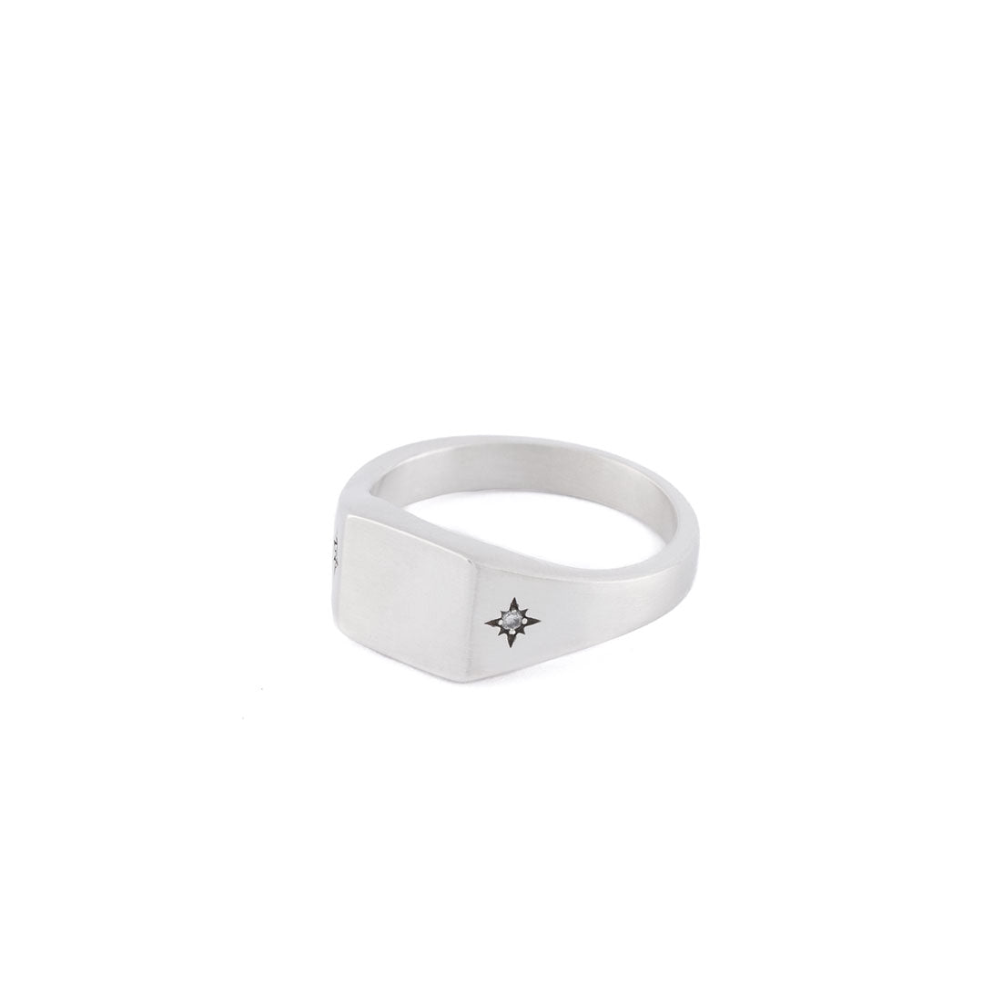 Silver Asteria Ring