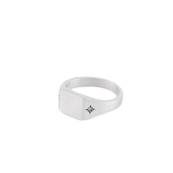Silver Asteria Ring