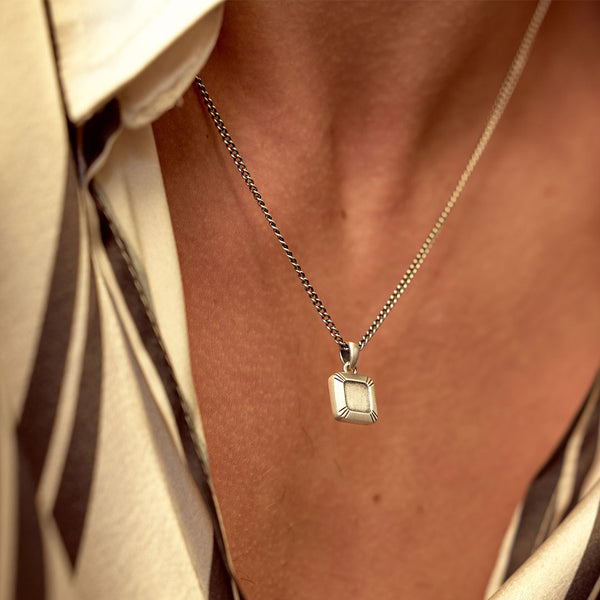 Silver Atrium Necklace - Serge DeNimes