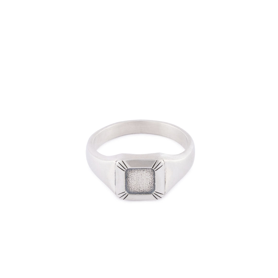 Silver Atrium Ring - Serge DeNimes