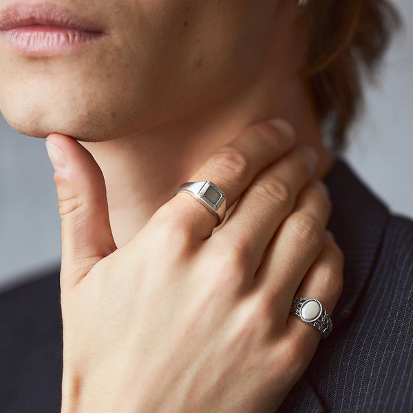 Silver Atrium Ring - Serge DeNimes