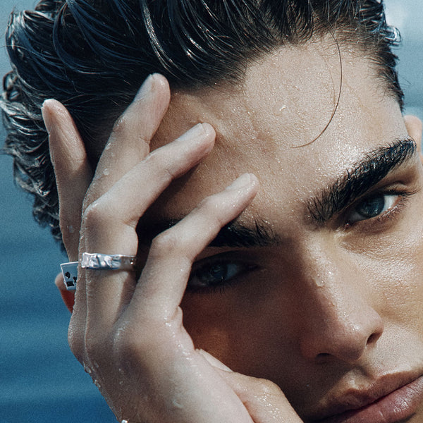 Silver Attrition Ring - Serge DeNimes