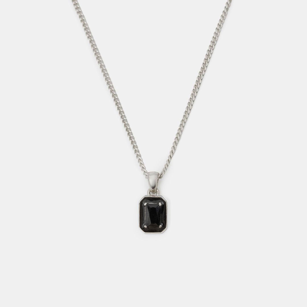 Silver Black Blush Necklace - Serge DeNimes