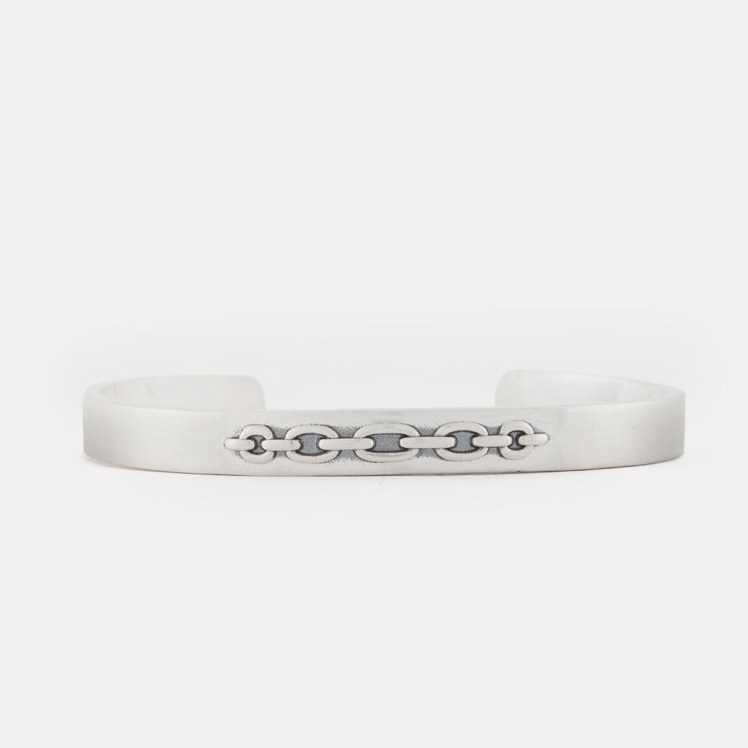 Silver Chain Cuff