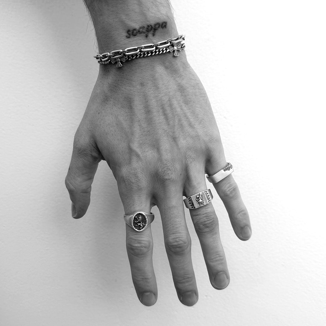 Silver Verso Ring - Serge DeNimes