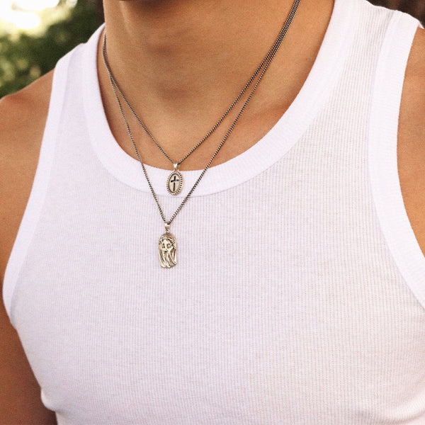 Silver Veil Necklace - Serge DeNimes