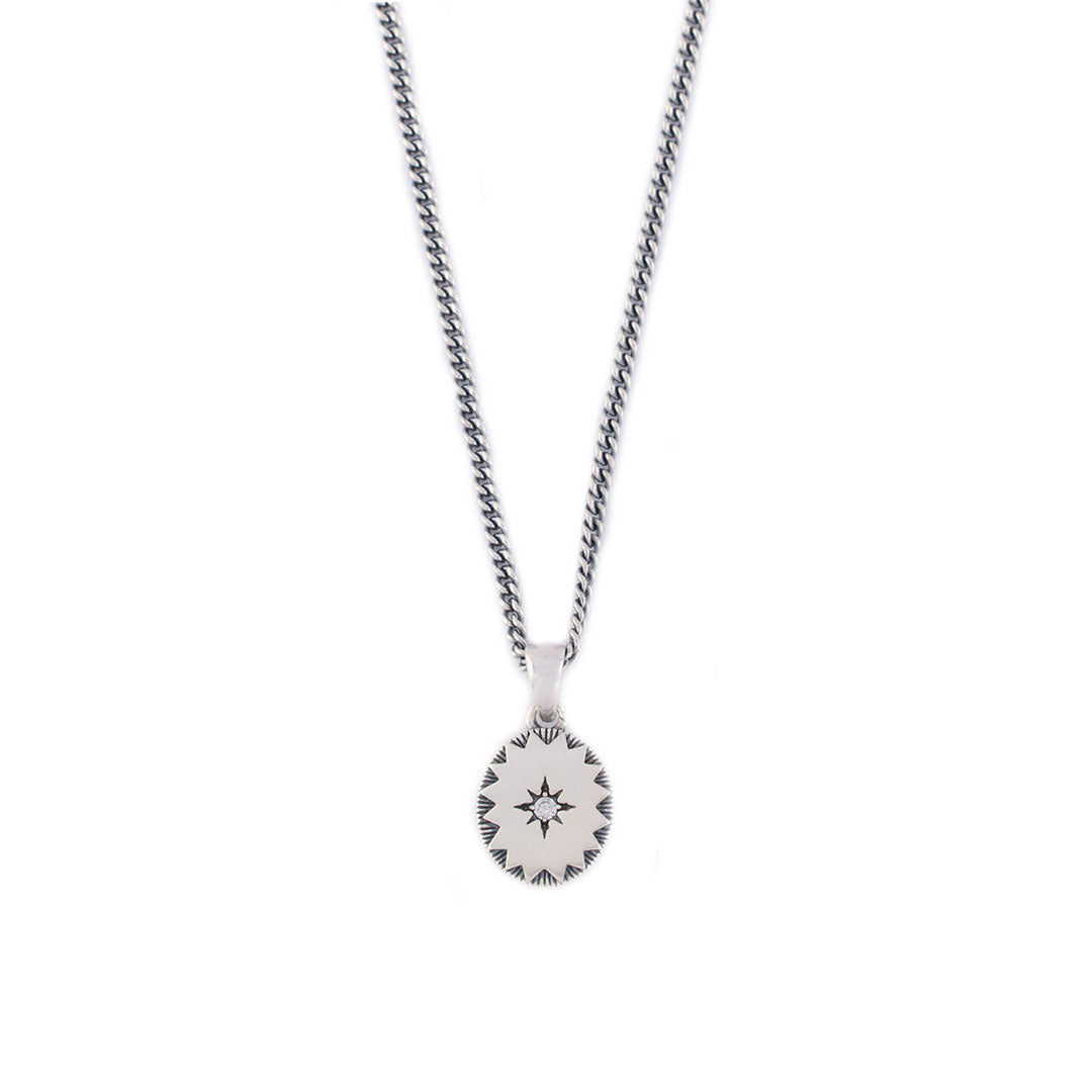 Silver Chrysler Necklace