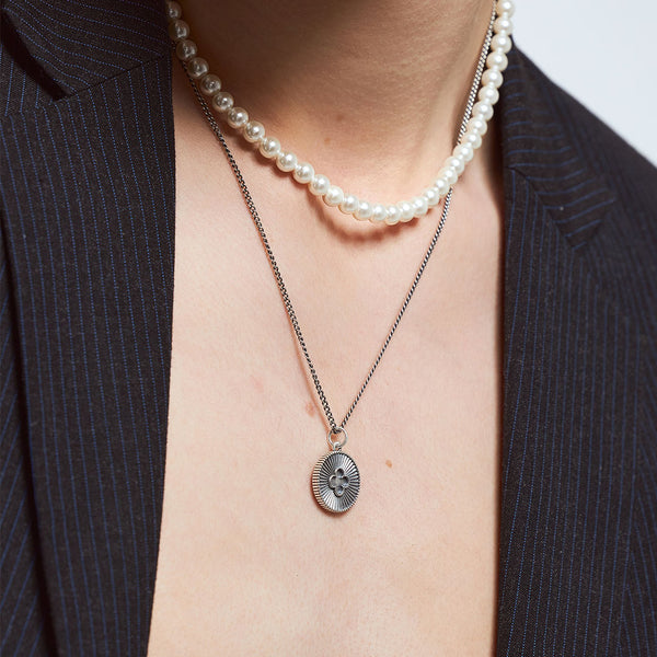 Silver Clover Necklace - Serge DeNimes