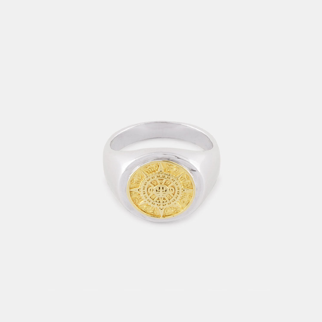 Silver Compass Ring
