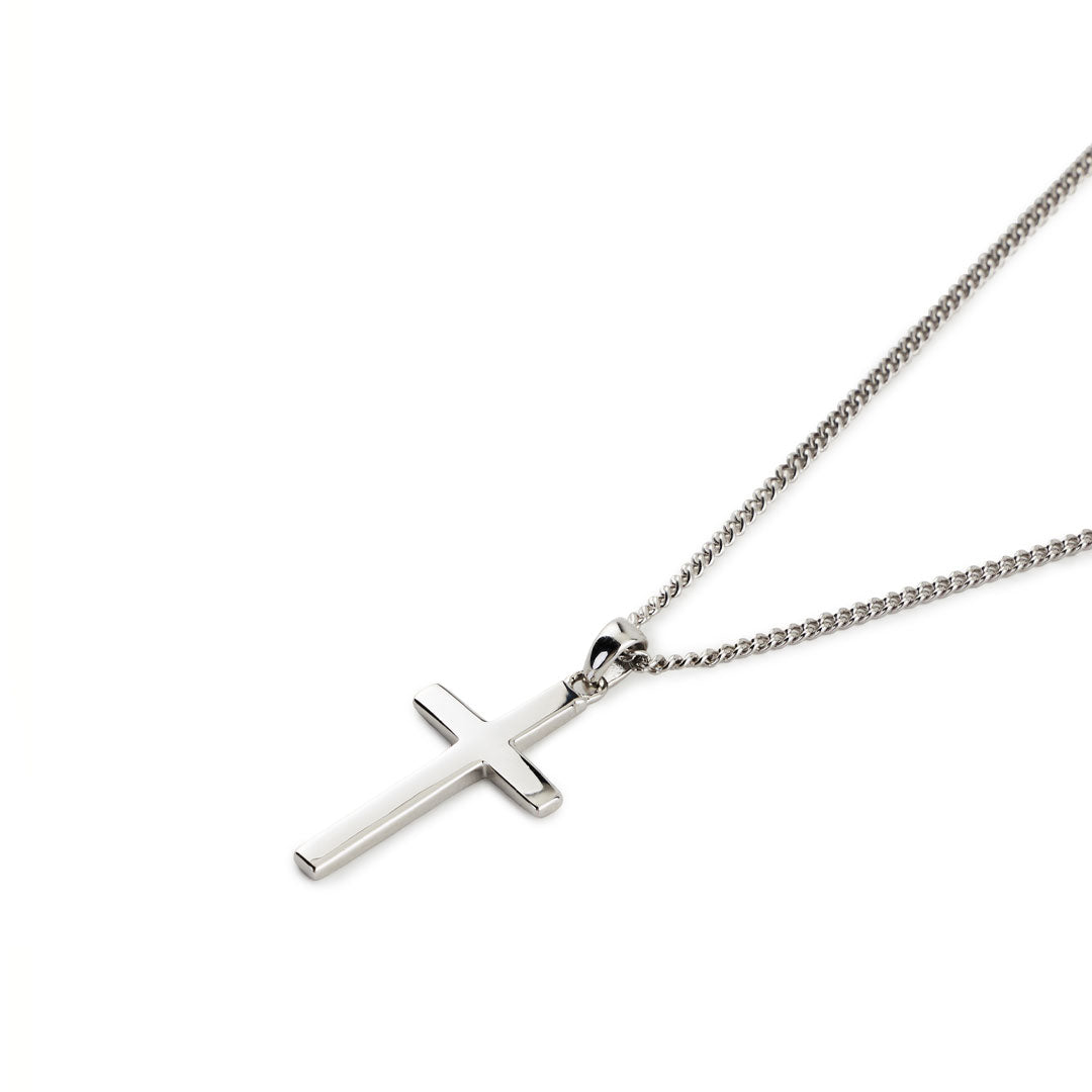 Silver Cross Necklace