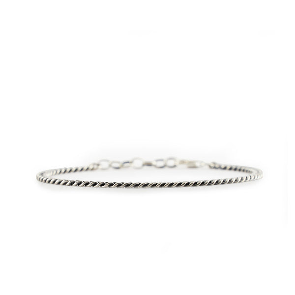 Silver 3.5mm Curb Bracelet