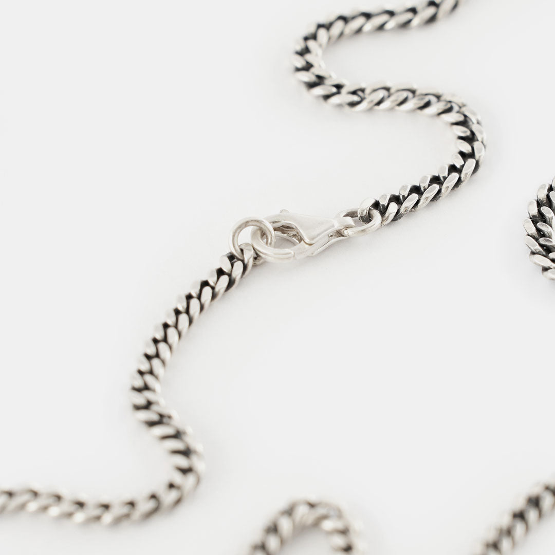 Silver Diamond Cut Chain