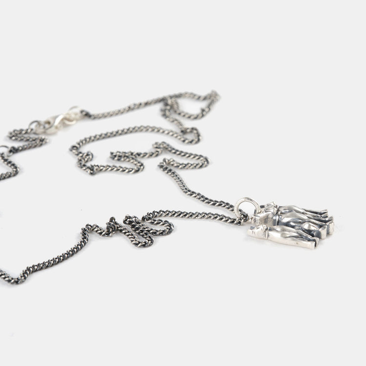 Silver Doberman Necklace