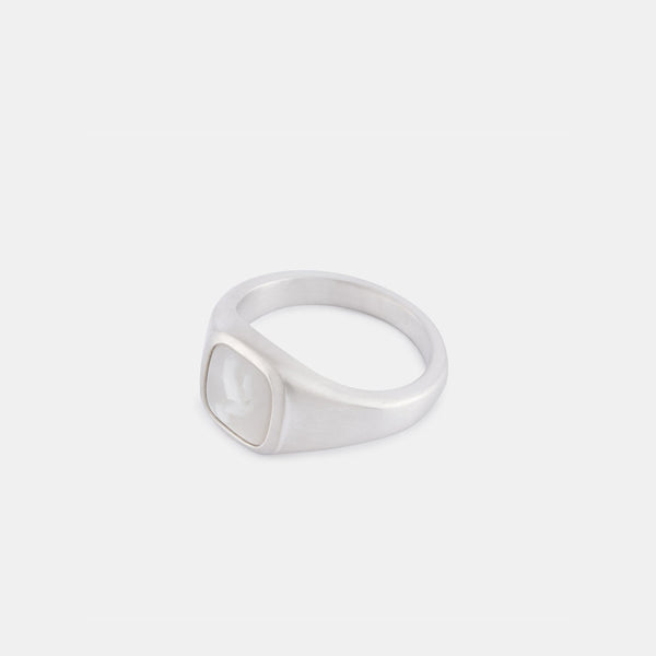 Silver Dove Cameo Ring
